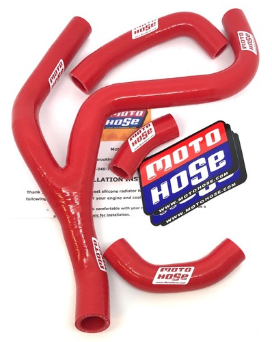 Suzuki RMZ250 years 2013 to 2018 SILICONE Y RADIATOR HOSE kit YELLOW 23-405YY - Picture 3 of 5