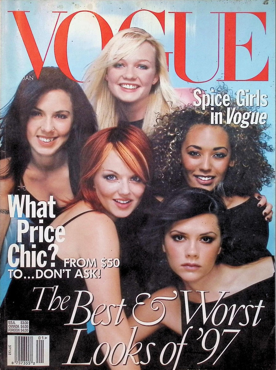 Vogue US 1998 1月号 スパイス・ガールズ VOGUE MAGAZINE - JANUARY 1998 - SPICE GIRLS | eBay
