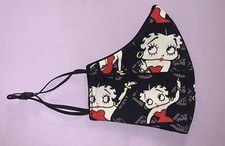 Betty Boop Facemask Reusable Adjustable mascarilla Betty Boop Cotton Facemask