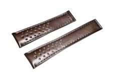 Perforated Leather Watch Band Strap without Clasp for TAG Heuer, Monaco, Carrera