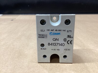 Crouzet GN 84137140 Solid State Relay 100A 4-32VDC  #137L79
