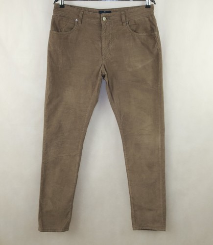 HACKETT LONDON BESPOKE TAILORED JEANS MENS PANTS CORDUROY 5 PKT size W34 - Picture 1 of 12