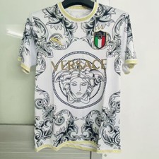 New Italy x VERSACE Special Edition Soccer Football Jersey Concept T-shirt