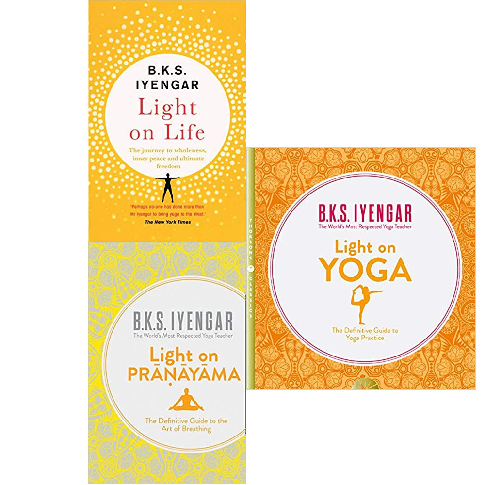 B.K.S. Iyengar3 Books Collection  Light on Yoga,Light on Pranayama   PB NEW