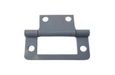 10 x Flush / Butt Hinges for Vohringer 15mm Ply, Campervan Furniture, Light Grey