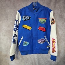 Teenage Mutant Ninja Turtles TNMT Mutant Mayhem Varsity Letterman Jacket Men L