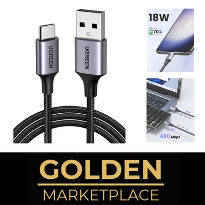 USB C Ladekabel Nylon geflochtenes Schnellladekabel kompatibel mit Galaxy iPh...