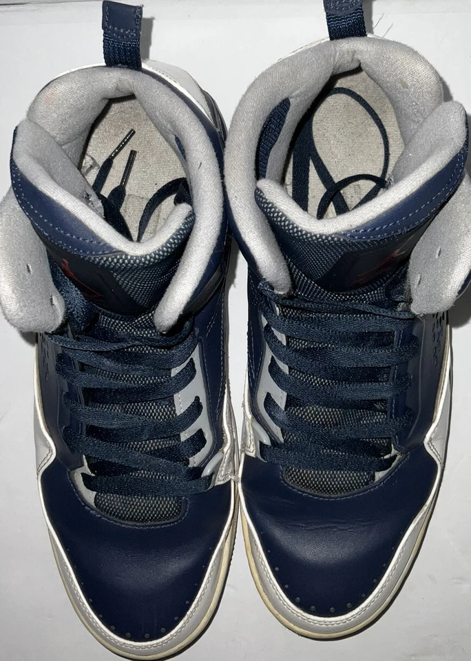 Nike Air Jordan Flight SC 3 Talla 10 Antracita Azul Marino/Blanco Hombres 629877-407 Foto 4 de 4