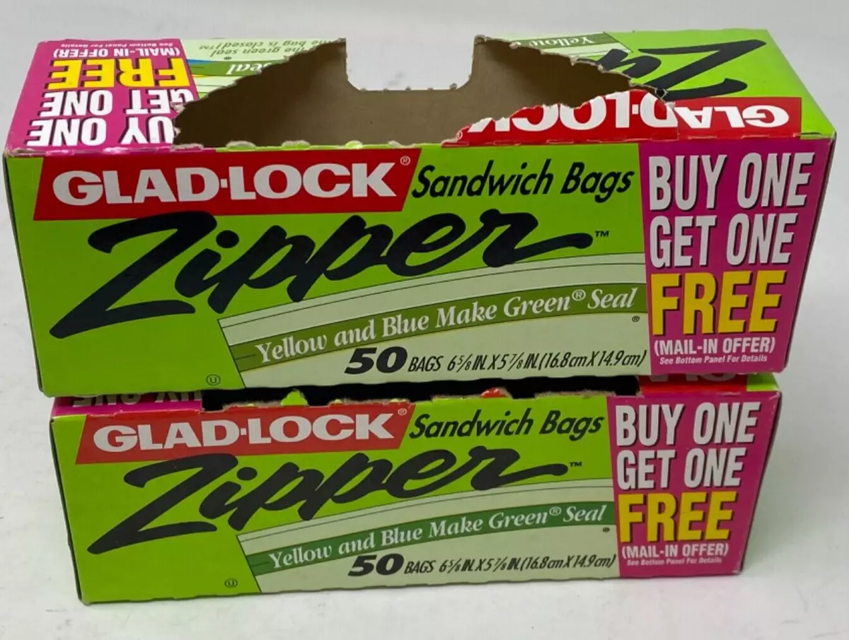 GLAD ZIPLOCK SANDWICH BAGS, Plastic Bags