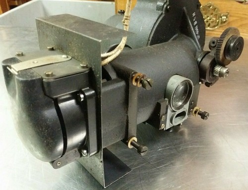 Vtg 1943 Bell & Howell Blower Motor Drive Lamp House US Navy Film Scoring Viewer - Picture 5 of 12