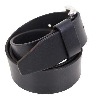 1901 SADDLE BLACK GENUINE LEATHER 1.5