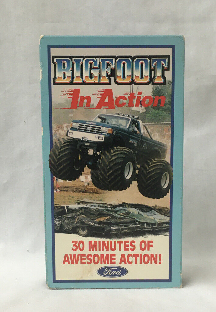 Bigfoot 4X4 Monster Truck In Action 1988 VHS-30 Minutes 
