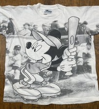 Vintage Disney mickey mouse baseball shirt MLB Walt Spring Team
