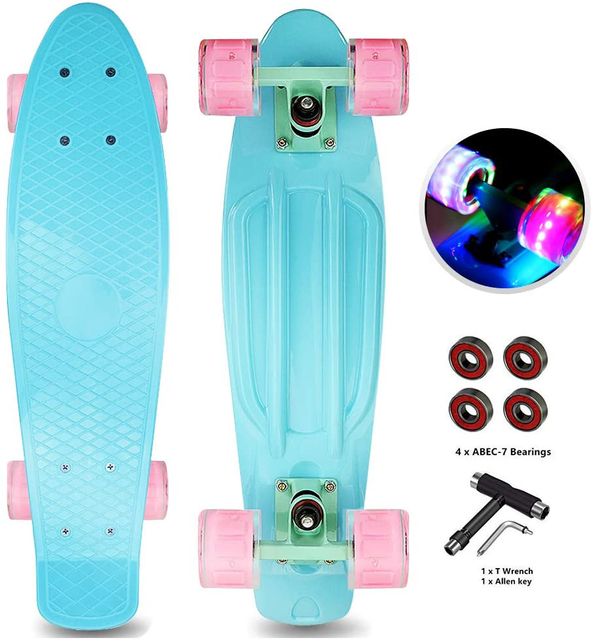penny skateboard light up wheels