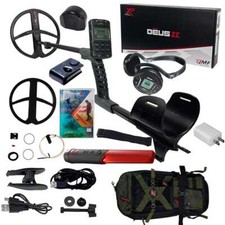 DEUS II Metal Detector with 11" FMF Search Coil and WS6 Backphone Headphones, Re