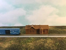 Country Historic TRAIN STATION - T Scale 1:450 1:480  No Assembly Required