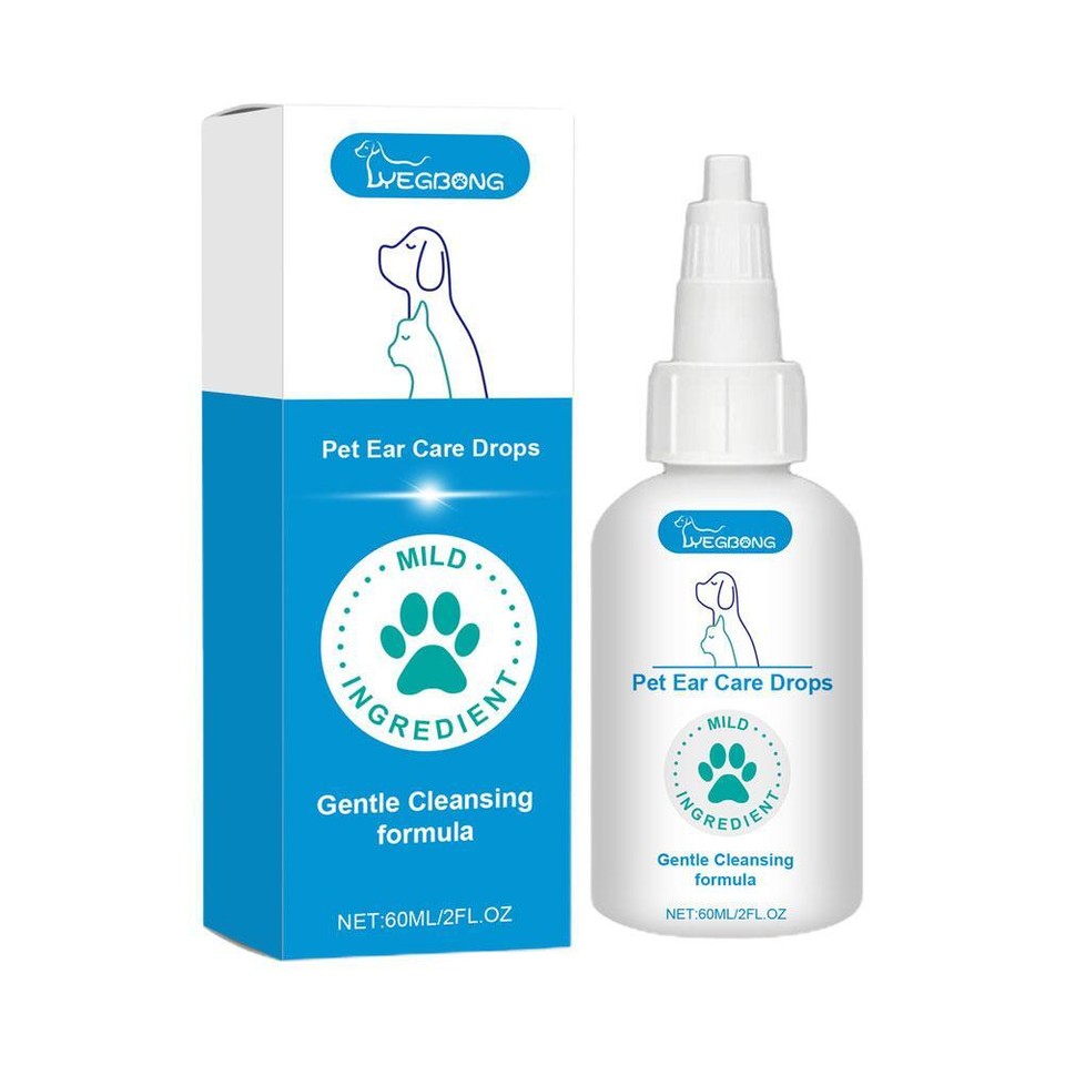 Ear Care Drops Dog Ear Cleaner Drops Ear Infection Treatment for Dogs