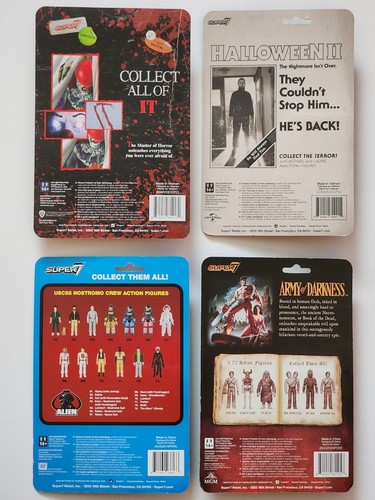 Super 7 Reaction Horror Lot Of 4 IT Army Of Darkness Alien Halloween - Bild 12 von 12