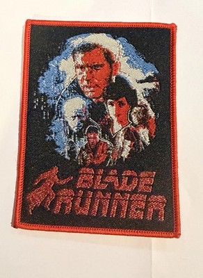 BLADE RUNNER, RED BORDER 4X3 INCHES, WOVEN PATCH