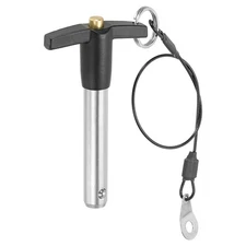 T Handle Lock Pins 1/2x1.97" (12x50mm) Push Button Quick Release Pin with Wire
