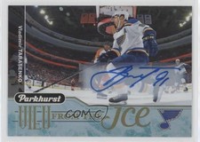 2018-19 Upper Deck Parkhurst View from the Ice Vladimir Tarasenko #VI-5 Auto um0