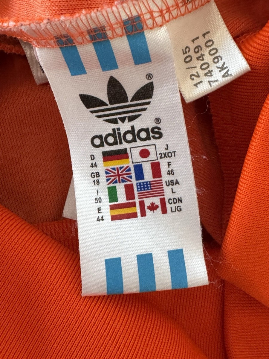 Netherlands Holland Adidas Originals Track Top Jacket Soccer 1974