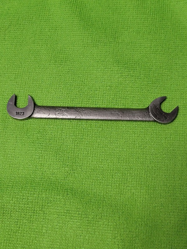 Vintage Indestro Duro-Chrome 7/16" Double Open End Obstruction Wrench No. 1823