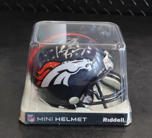 Peyton Manning Signed Denver Broncos  Mini Helmet - Steiner COA