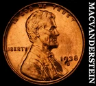 1938-S Lincoln Wheat Cent- Red Choice Gem Brilliant Uncirculated Luster #i7783