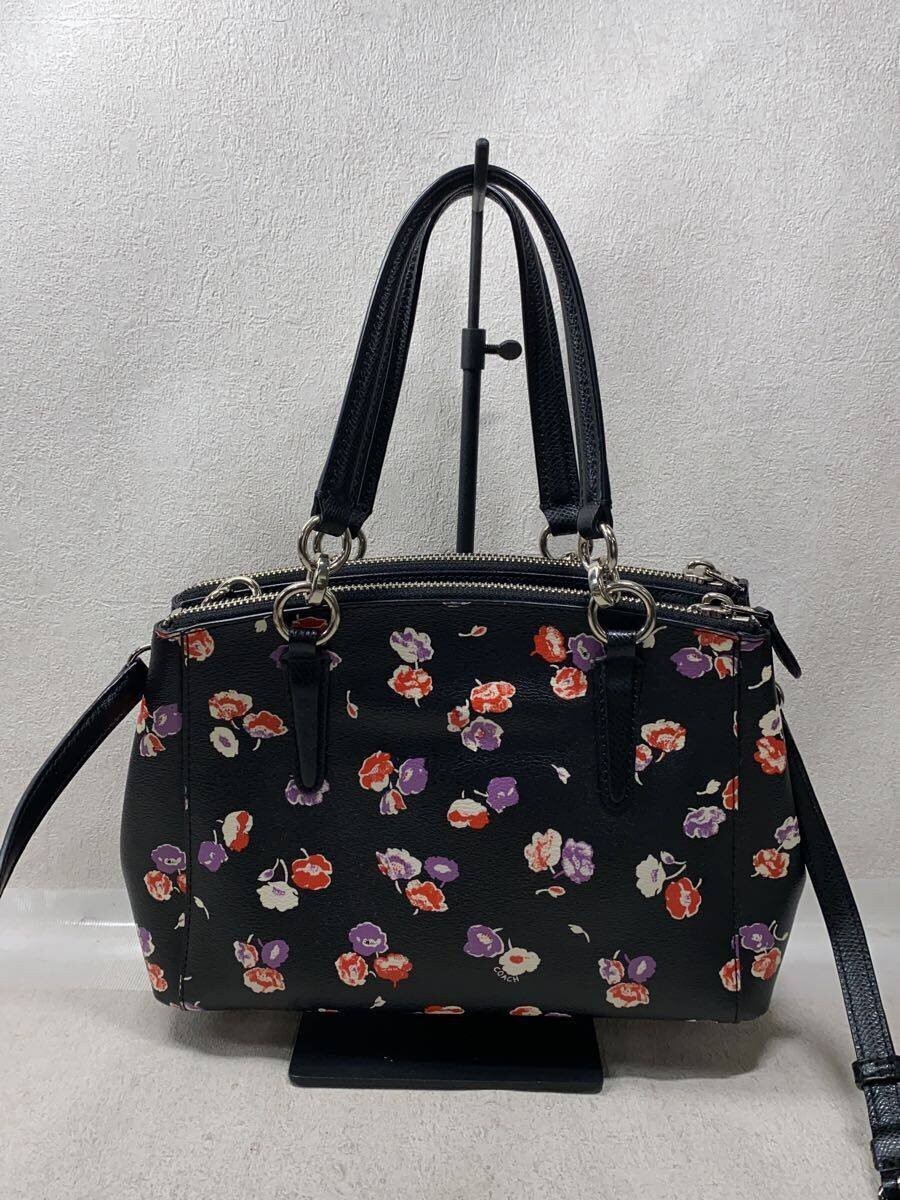 COACH Handbag Black All-Over Print thumbnail 3