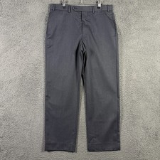 Brooks Brothers Pants Mens 35x32 Gray Classic Fit Dress Slacks Wool Formal