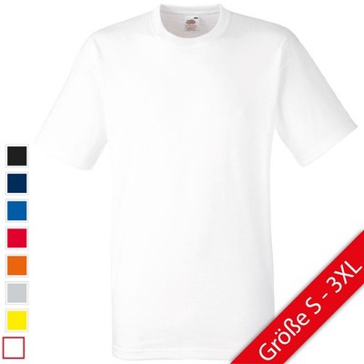 Fruit of the Loom Heavy Cotton T UNISEX Basic T-Shirt Herren Damen Shirt NEU