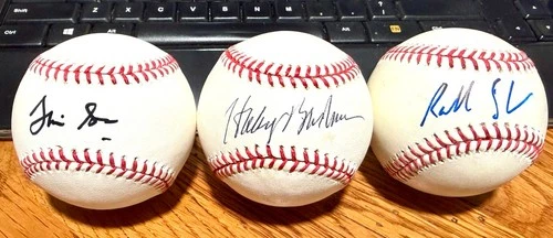 Lot #7 - (3) Signed Baseballs (Unknown Signatures)
