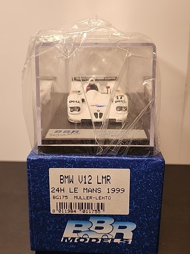 1/43 BBR BMW V12 LMR 1999 24 H of LeMans " Dell " car #17 BG175 NIB Limited