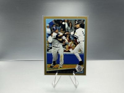 2009 Topps Baseball - Willy Aybar #567 Gold /2009 With Derek Jeter