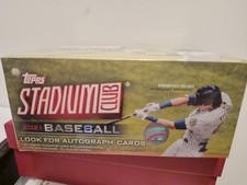 2021 Topps Stadium Club Baseball MASSIVE 24 Pack Factory Sealed Retail Box!