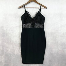 Fashion Nova Women Corset Bodycon Dress Medium Lace Gothic Dangerous Sweetheart