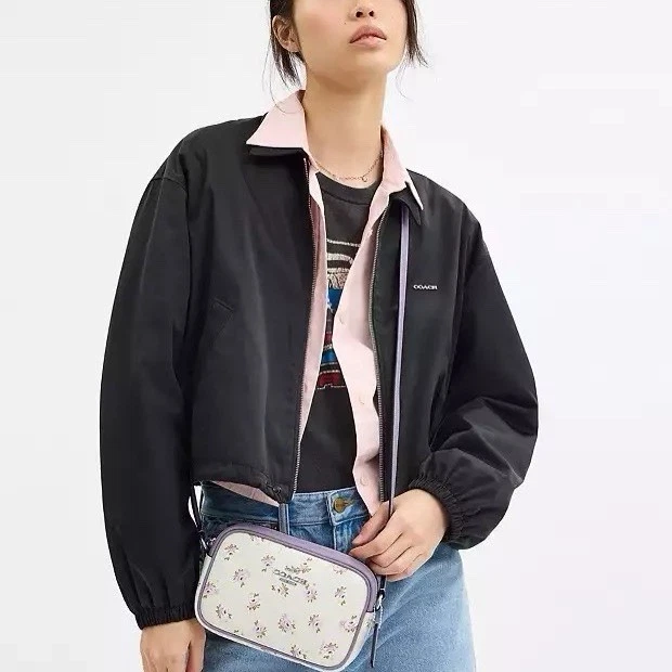 Borsa fotocamera Coach Cba70 Mini Jamie stampa floreale gesso multi nuova con etichette