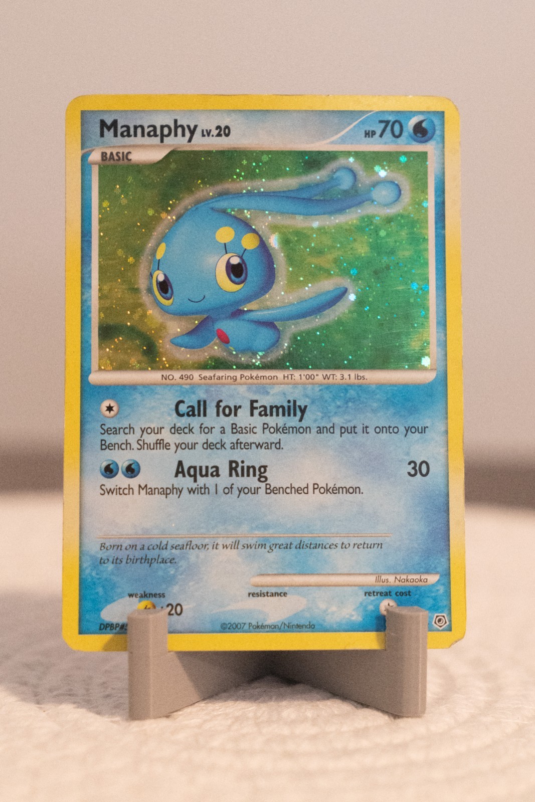 Pokemon Manaphy Holo Rare Diamond and Pearl 9/130 HP
