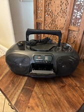 Vintage Magnavox BoomBox Dynamic Bass Boost AM FM CD Cassette Tested WORKING