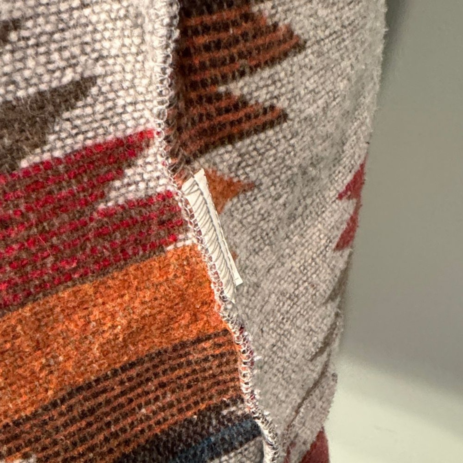 Aztec Patterned Women's Utility Jacket Size S ove… - image 6