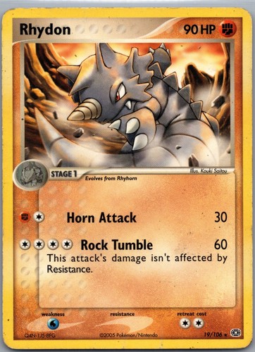 Rhydon 19/106 Emerald Pokemon TCG MP
