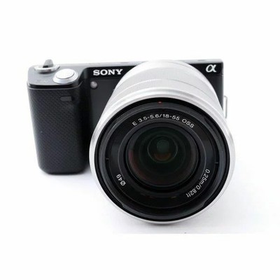 Used Sony NEX-5N Black Lens Kit with External Flash (Excellent Condition)