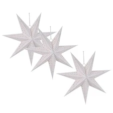 3 Pcs Bright Lampshade Hanging Star Ornament Shades Ceiling Lampshades
