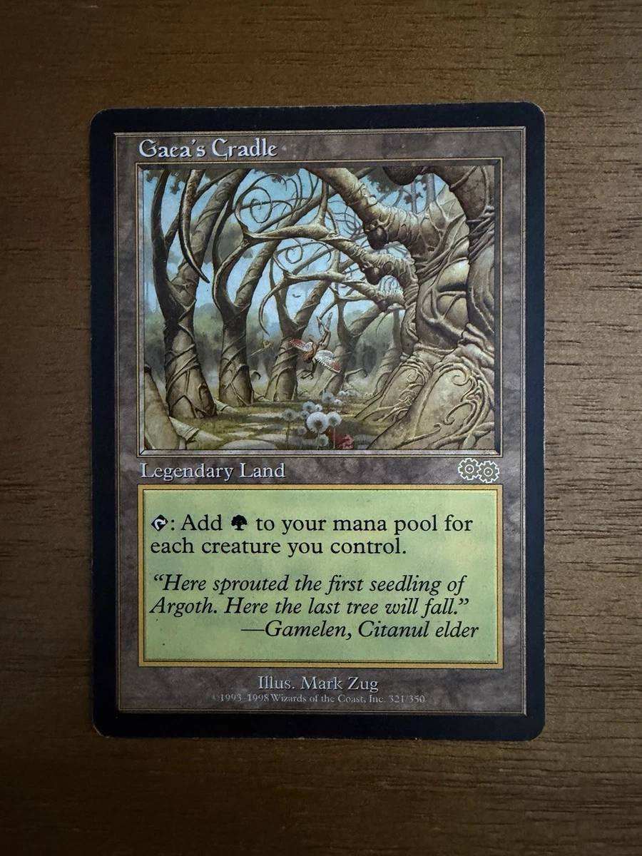 Gaea's Cradle Land Magic: The Gathering Individual Trading Card