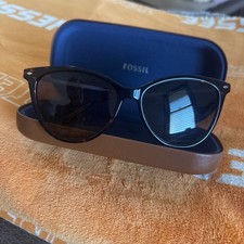 Fossil Women's Dark Havana Cat-Eye Sunglasses w/ Gradient Lens - FOS3083 0086 HA