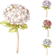 Sophisticated Hydrangea Pin Jewelry Designed For The Modern Professional Woman