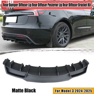 Rear Diffuser For Tesla Model 3 2024 2025 Rear Bumper Mould Protector Lip NEW
