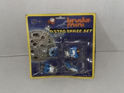 Vintage Bruder Mini Astro Space Spaceship Vehicles West Germany