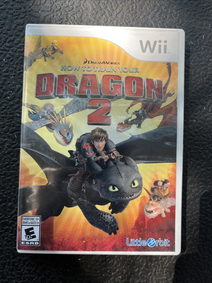 How to Train Your Dragon 2 Nintendo Wii Action Adventure Video Game CIB - Image 2 of 4